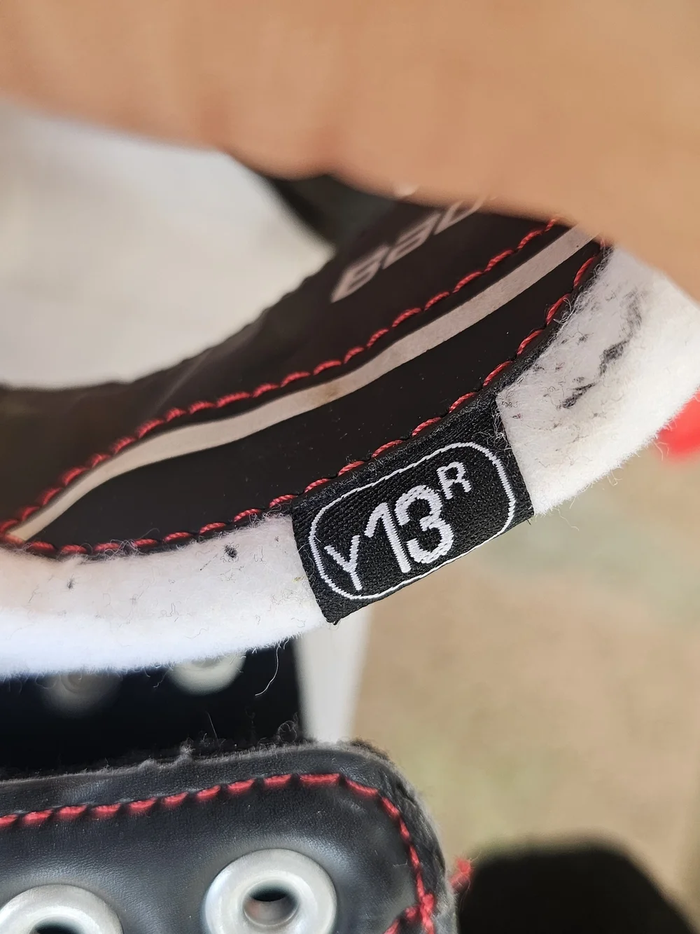 Bauer Vapor Kids' Black and Red Ice Skates